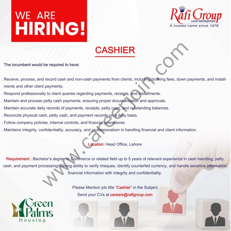 Rafi Group Jobs Cashier 1