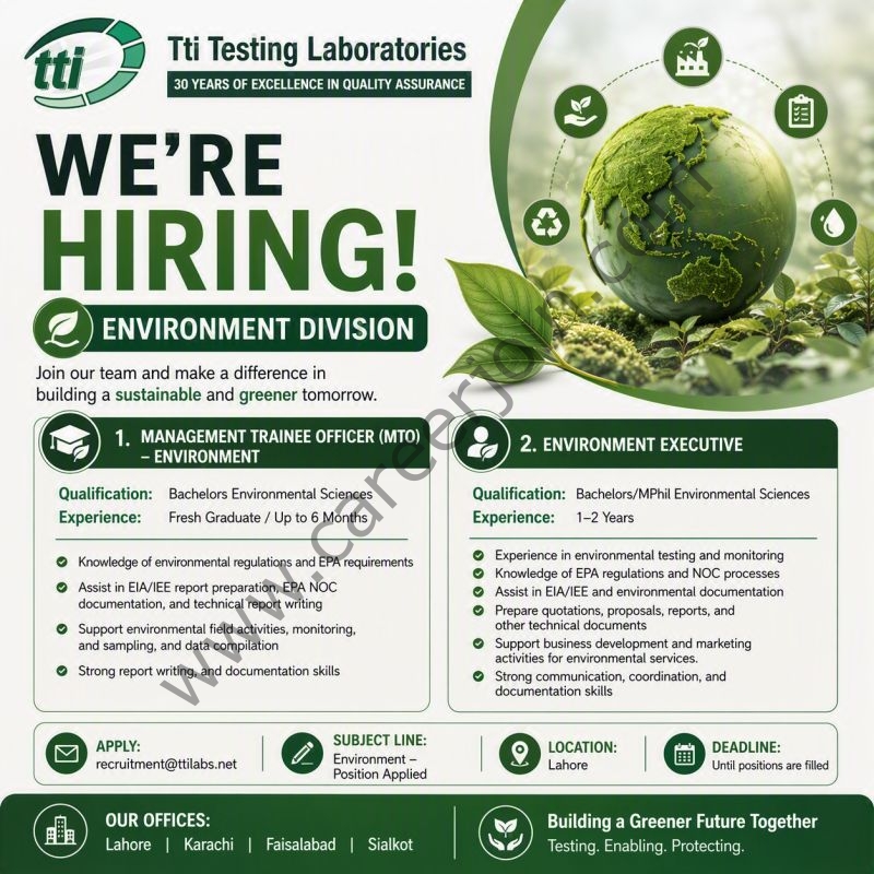 Tti Testing Laboratories Jobs August 2026 1