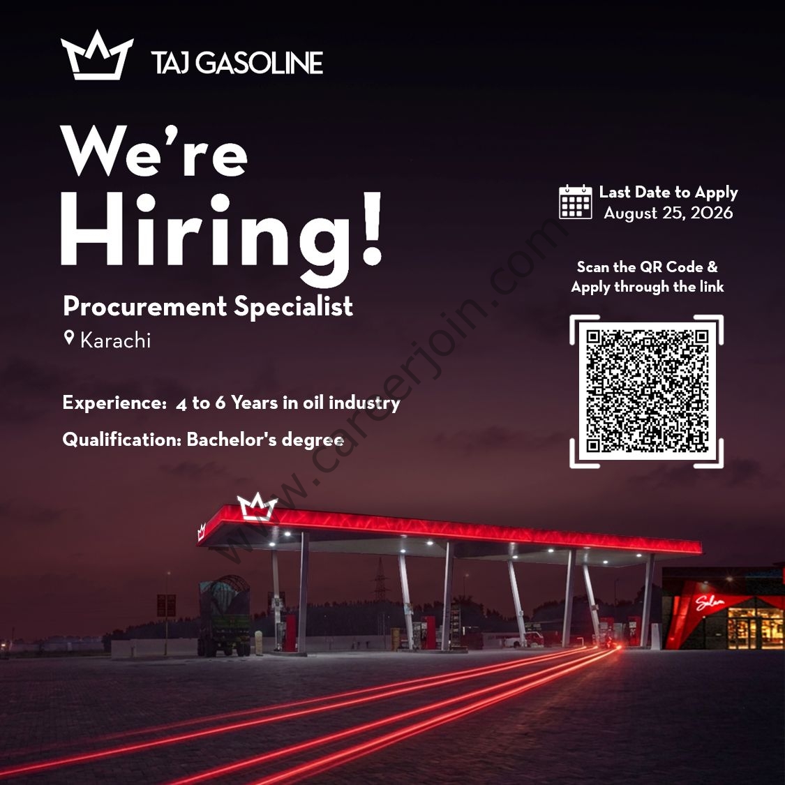 Taj Gasoline Pvt Ltd Jobs Procurement Specialist 1
