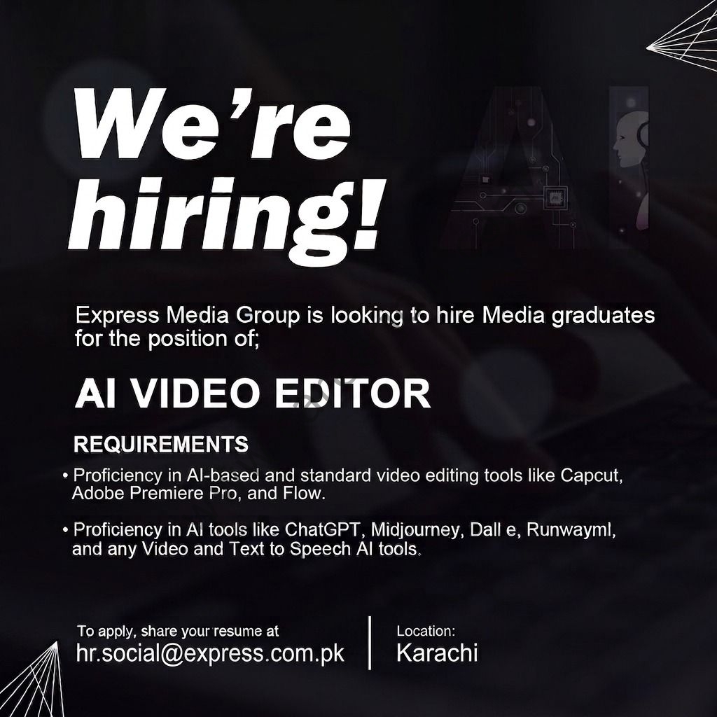 Express Media Group Jobs AI Video Editor 1