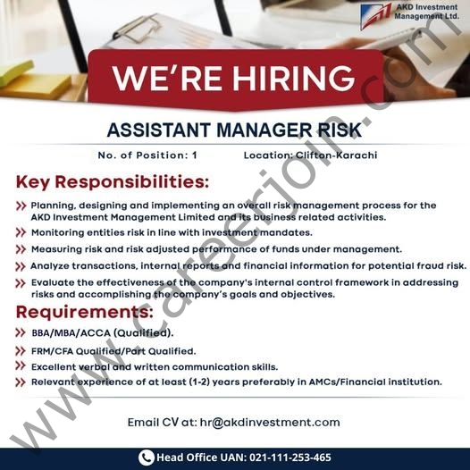 AKD Investment Management Limited Jobs October 2026 1
