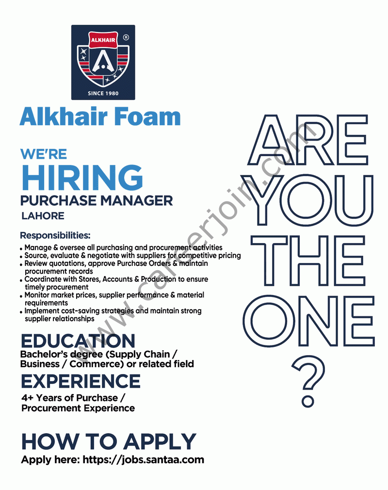 Al Khair Foam Jobs October 2026 1