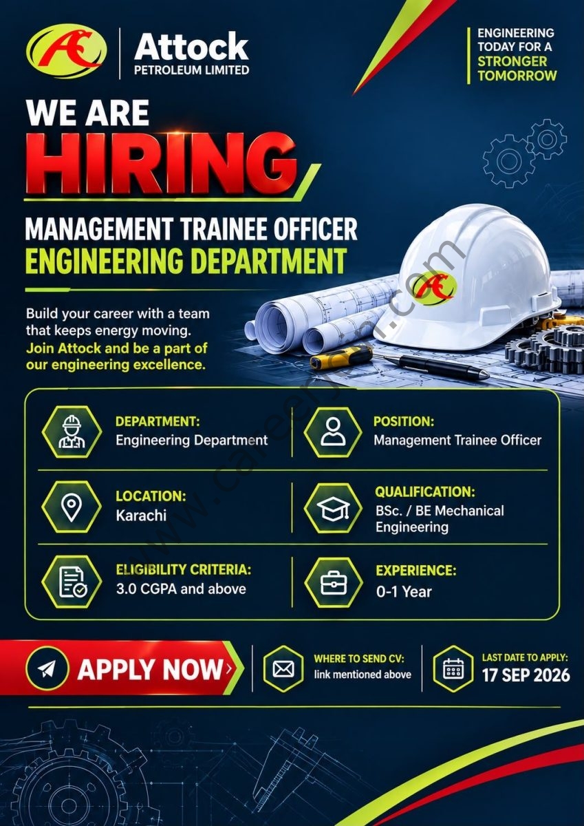 Attock Petroleum Ltd APL Jobs 09 September 2026 02 1