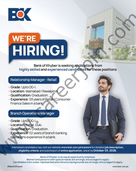 Bank of Khyber BoK Jobs 25 September 2026 02 1