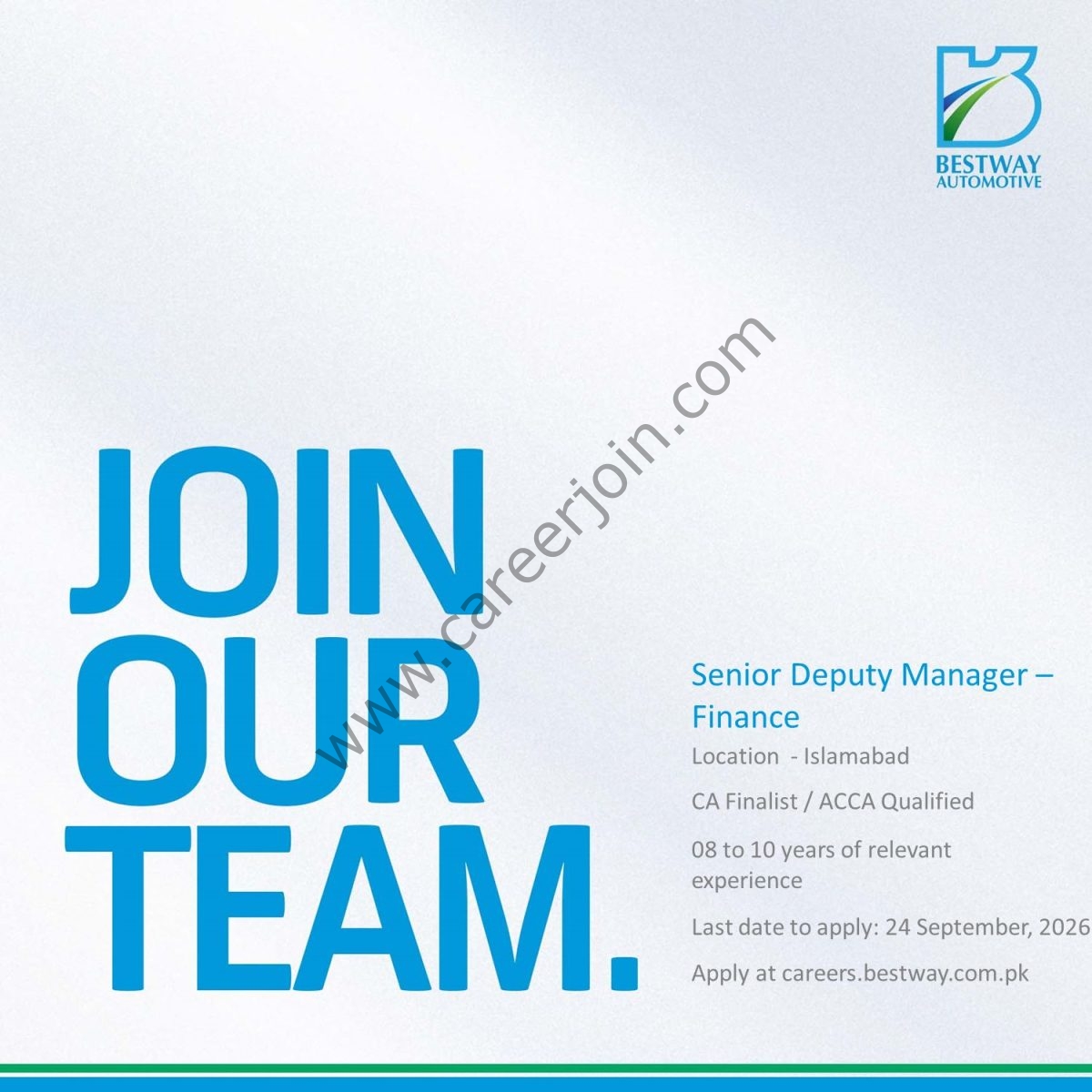 Bestway Automotive Limited Jobs 13 September 2026 03 1