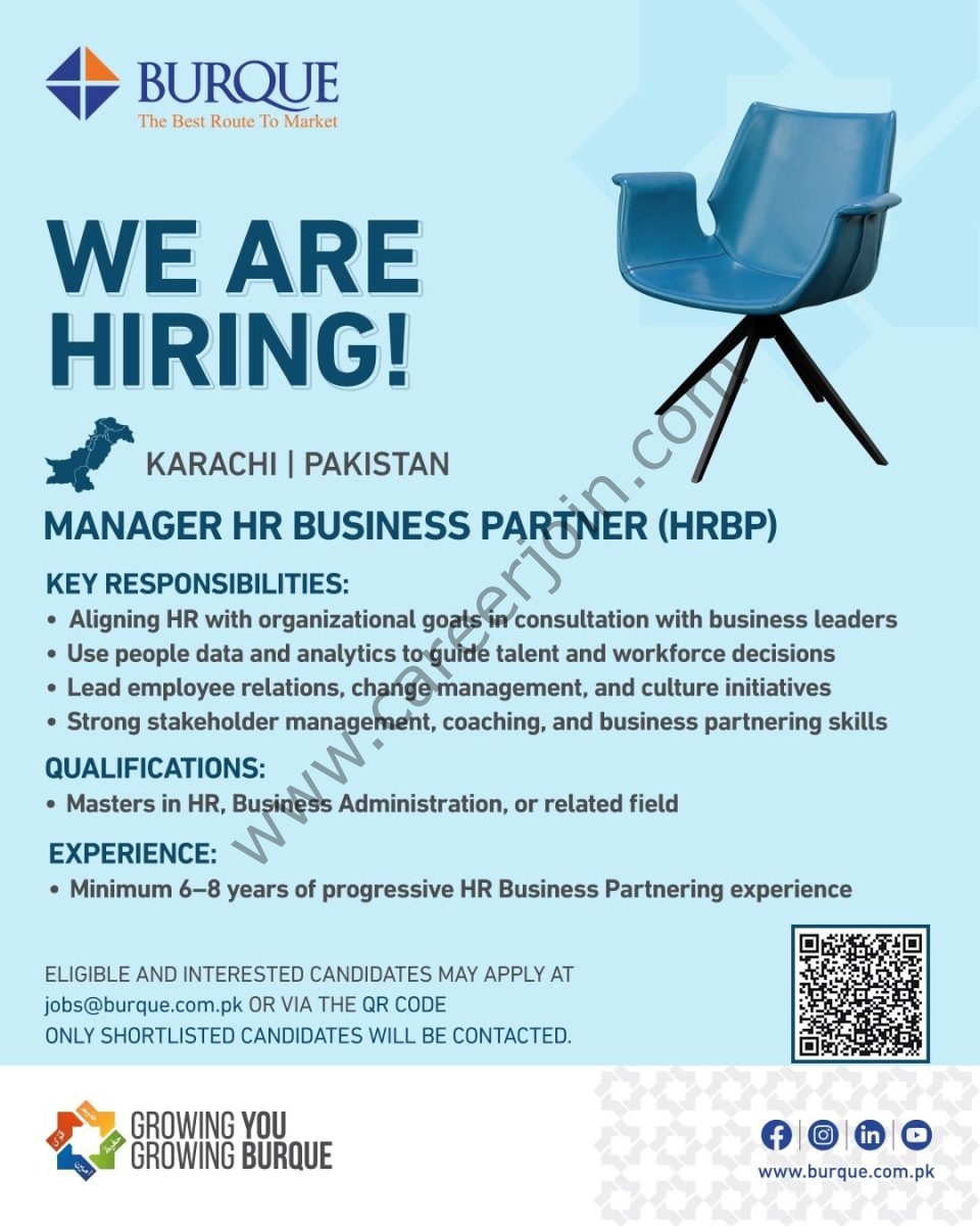 Burque Corporation Limited Jobs Manager HR Business Partner 1