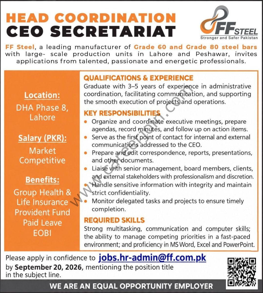FF Steel Jobs Head Coordination 1