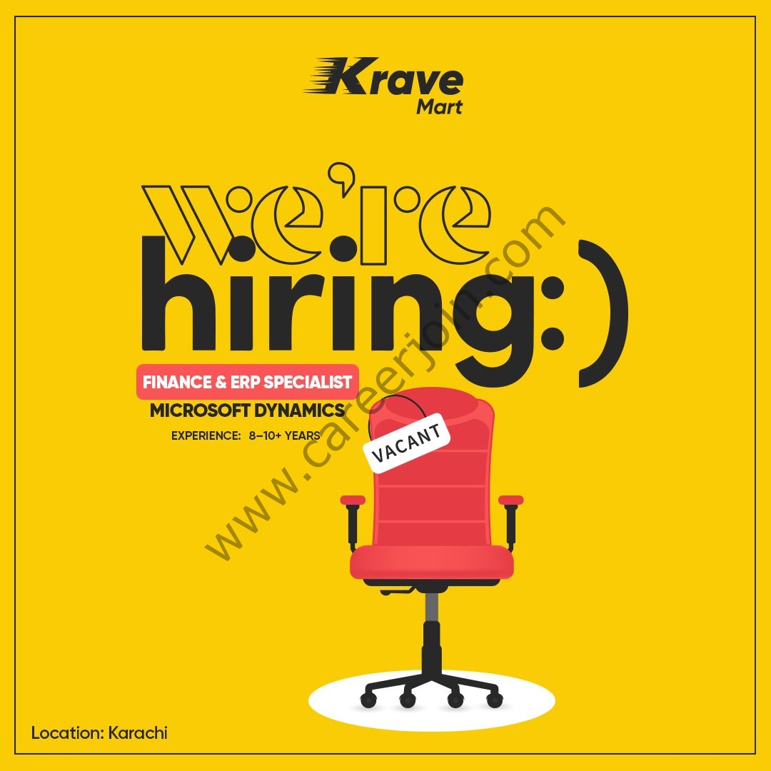 Krave Mart Pvt Ltd Jobs Finance & ERP Specialist Microsoft Dynamics 1