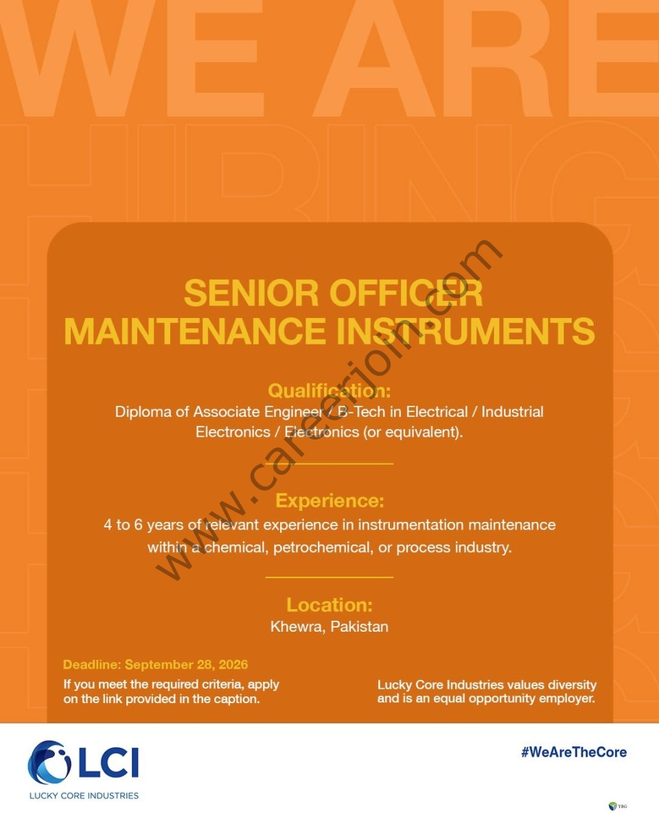 Lucky Core Industries Jobs 17 September 2026 05 1