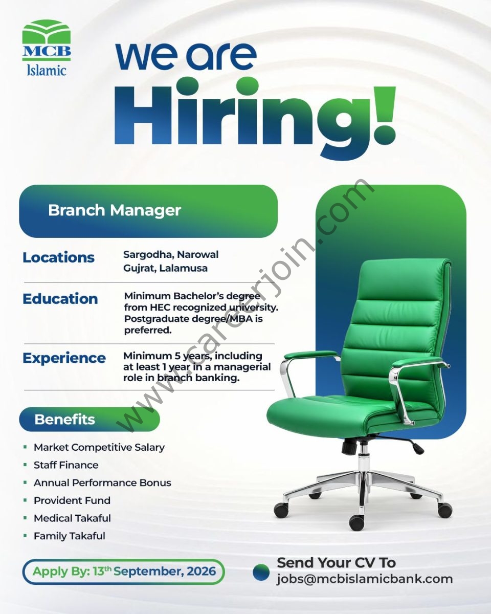 MCB Islamic Bank Jobs Septembber 2026 1