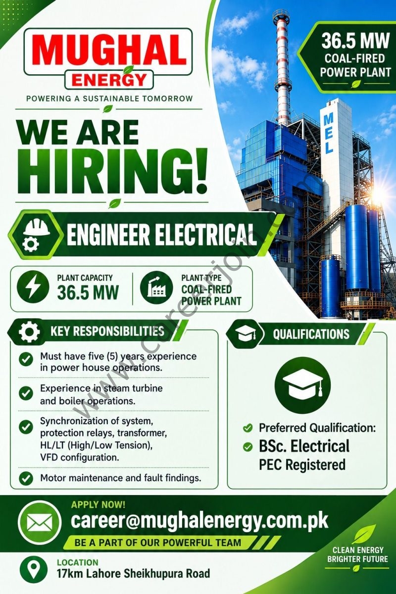 Mughal Energy Limited Jobs Engineer Electrical 1