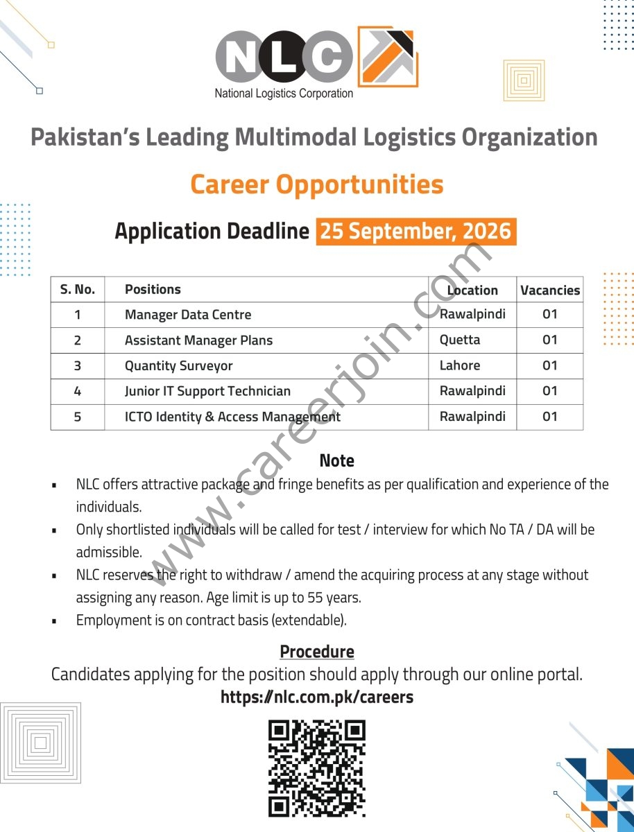 National Logistics Corporation NLC Jobs 13 September 2026 1