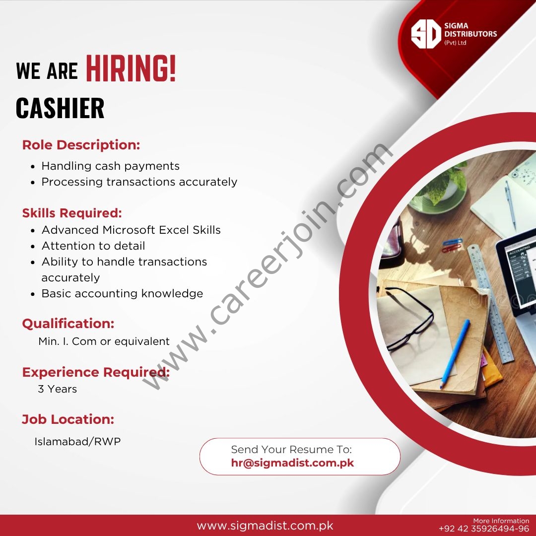 Sigma Distributors Pvt Ltd Jobs September 2026 2