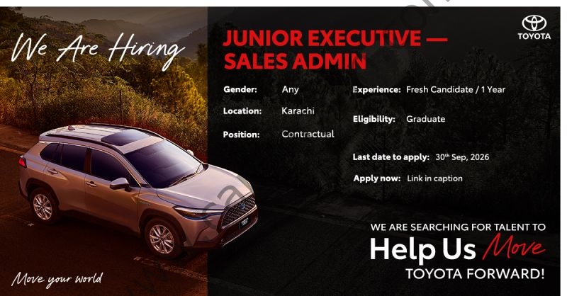 Toyota Indus Motors Co Ltd Jobs 26 Seotember 2026 02 1