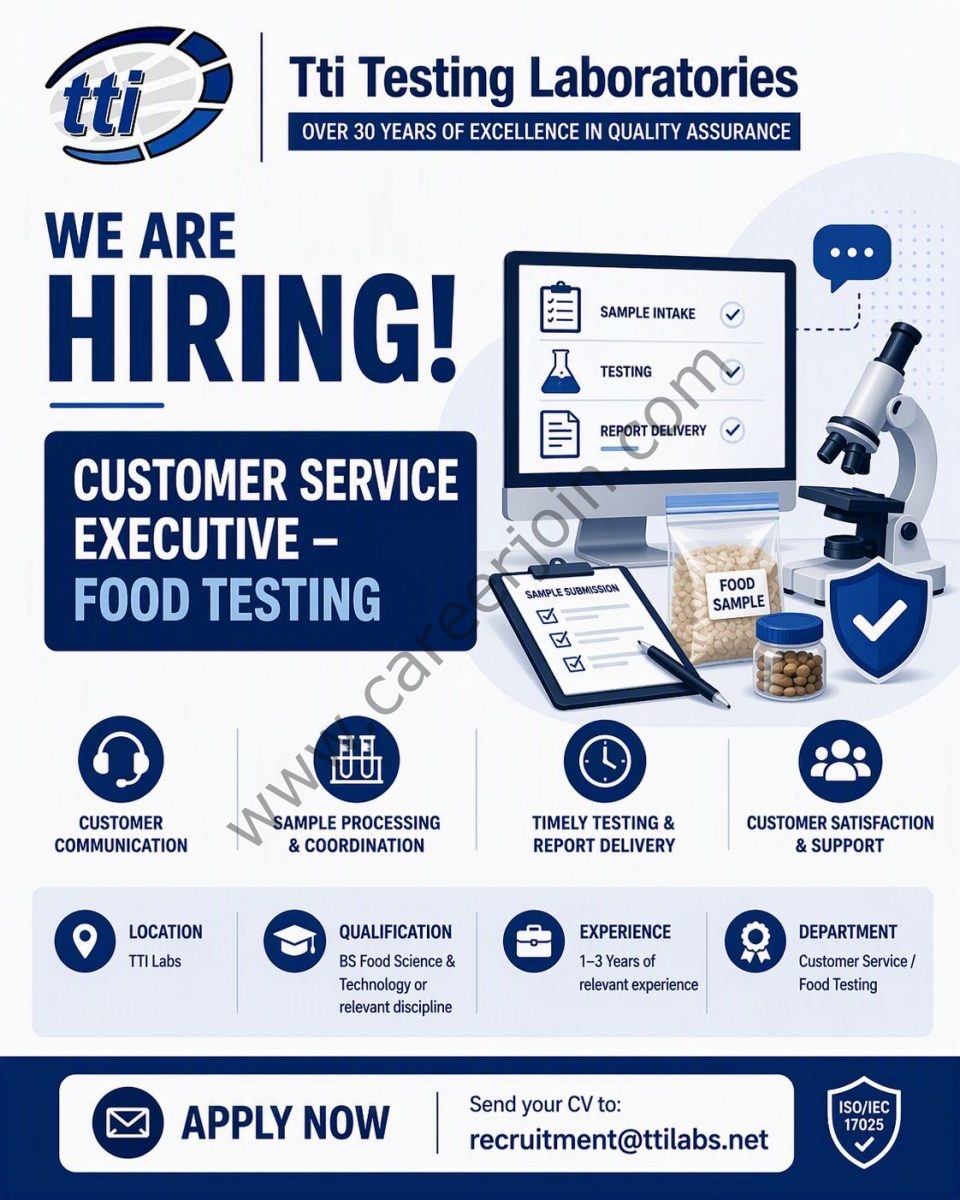 Tti Testing Laboratories Jobs September 2026 2