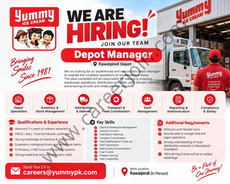 Yummy Milk & Food Products (PVT) LTD Jobs September 2026 1