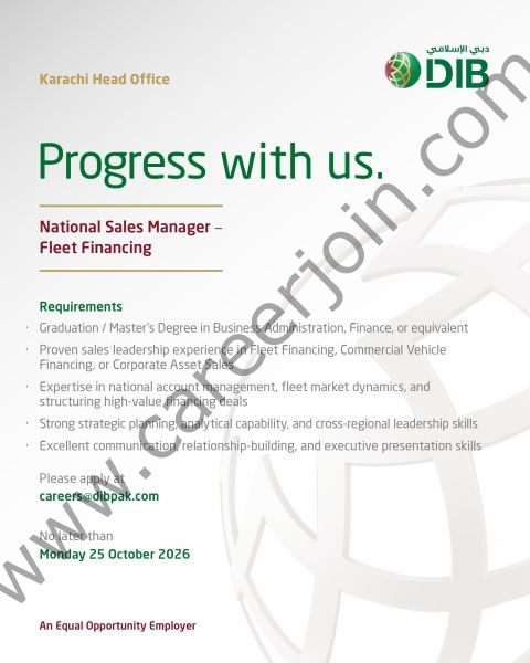 Dubai Islamic Bank DIB Jobs 20 October 2026 02 1