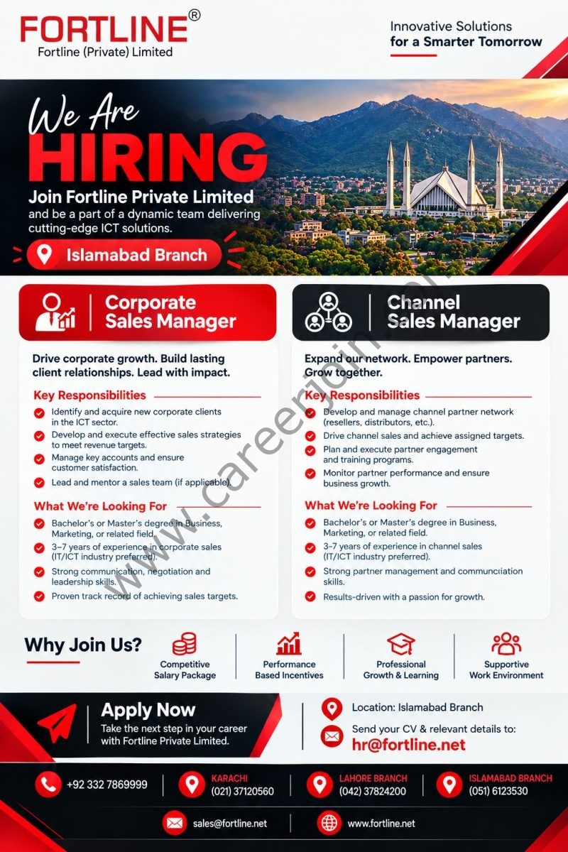 Fortline Pvt Ltd Jobs October 2026 1