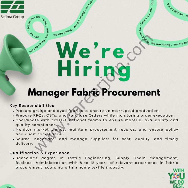 Fatima Group Jobs 23 October 2026 02 1