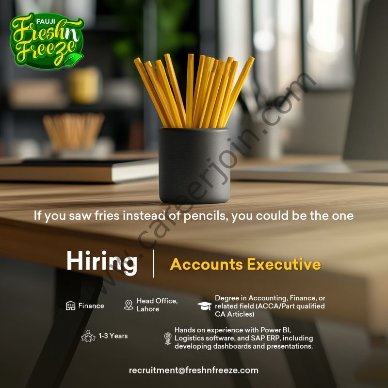 Fauji Fresh n Freeze Limited Jobs Accounts Executive 1