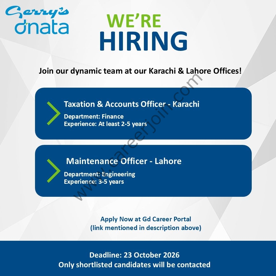 Gerry's dnata Jobs October 2026 1