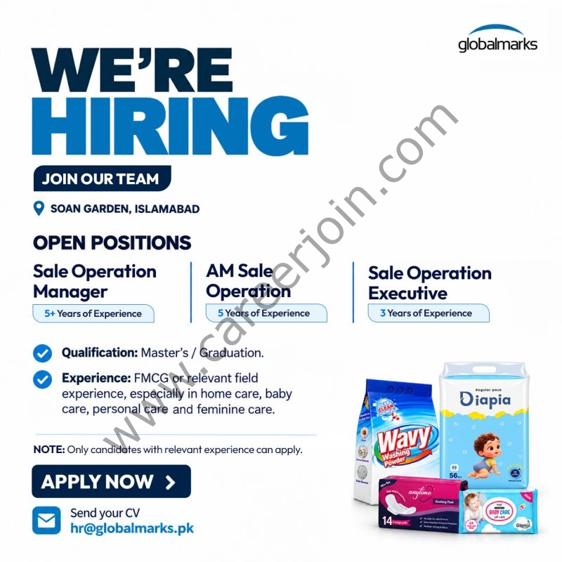 Global Marks Pvt Ltd Jobs October 2026 2