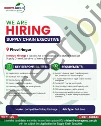 Innova Group Jobs Supply Chain Executive