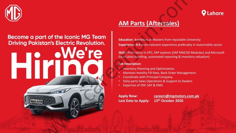 MG Motors Pakistan Jobs 08 October 2026 02 1