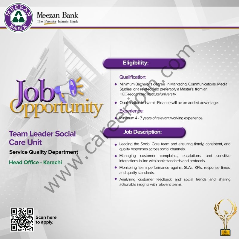 Meezan Bank Limited Jobs 17 October 2026 02 1