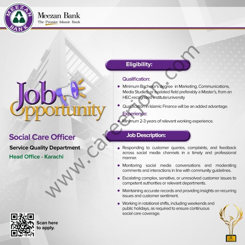 Meezan Bank Limited Jobs 17 October 2026 03 1