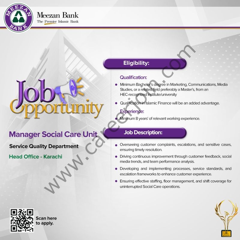 Meezan Bank Limited Jobs 17 October 2026 04 1