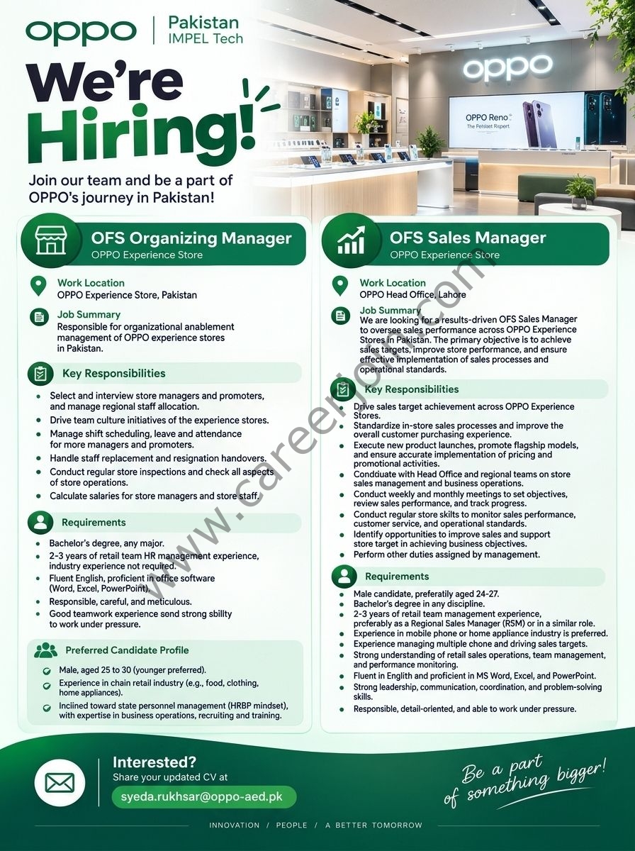 OPPO Pakistan Jobs October 2026 1