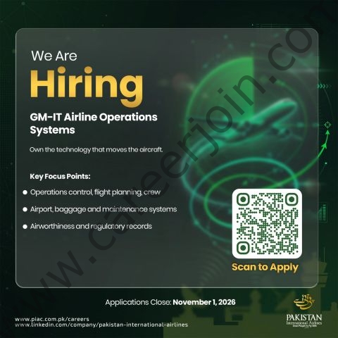 Pakistan International Airlines PIA Jobs 28 October 2026 03 1