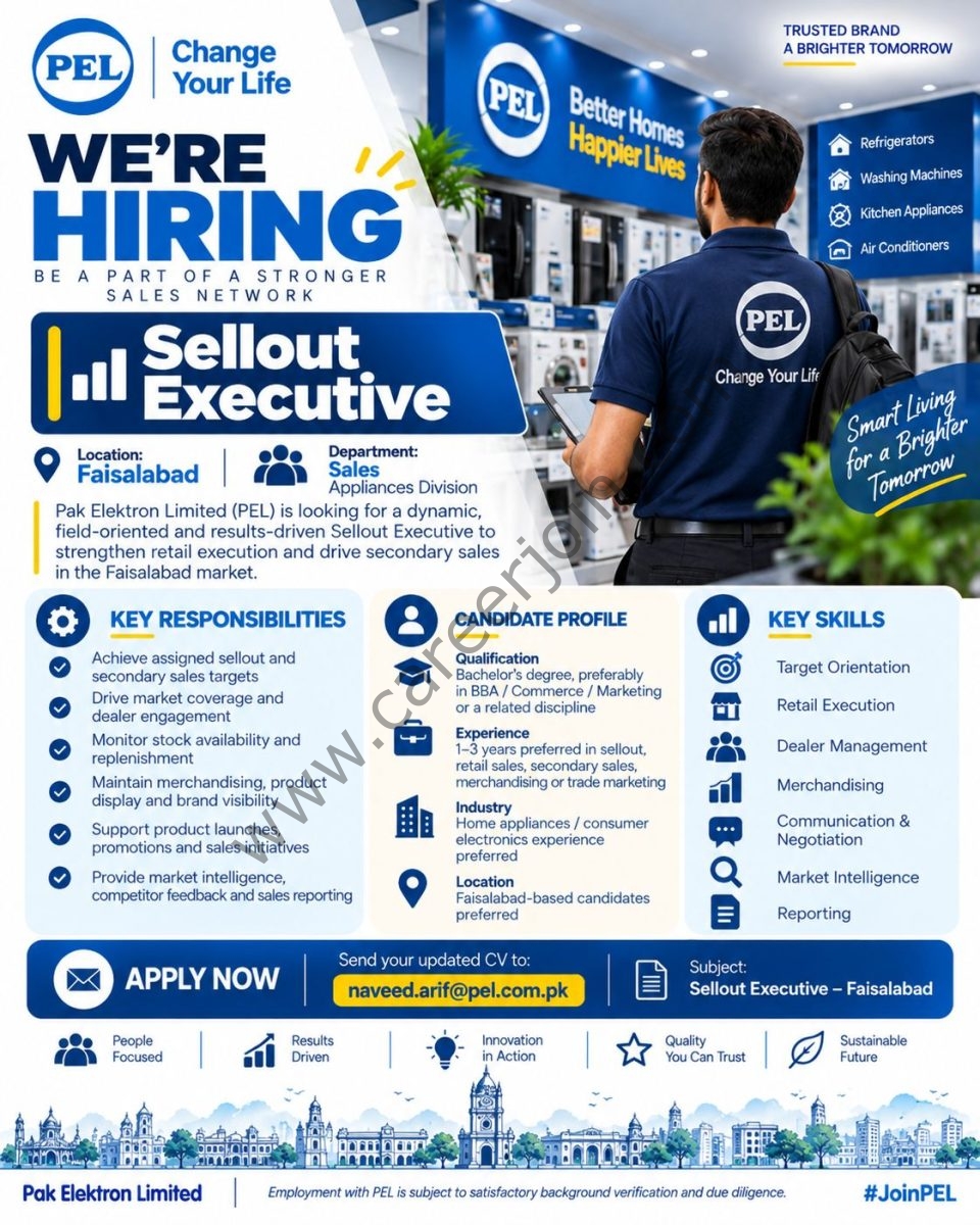 Pak Elektron Limited PEL Jobs October 2026 2