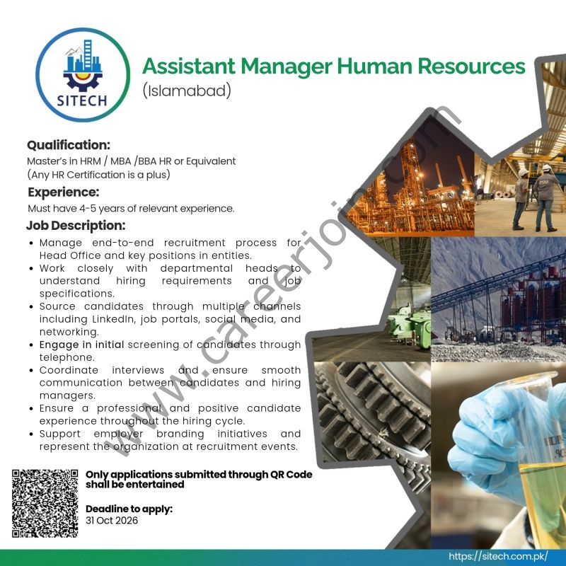 SITECH Jobs October 2026 2