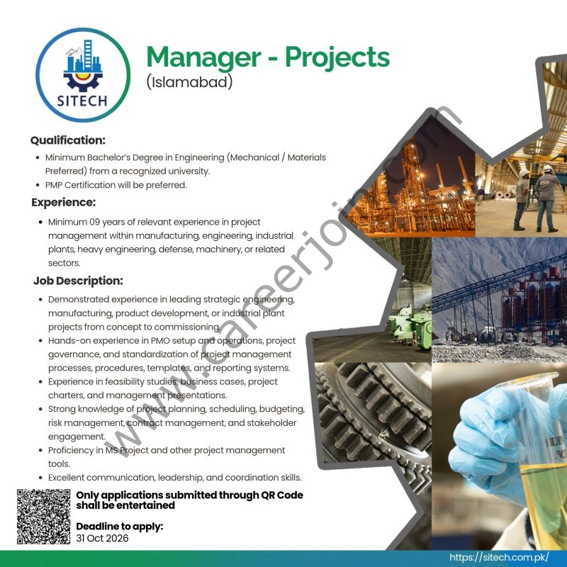 SITECH Jobs October 2026 1