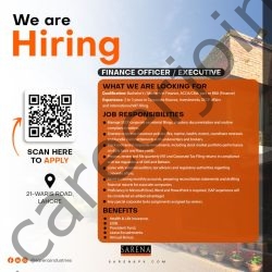 Sarena Textile Industries Jobs Finance Officer / Executive