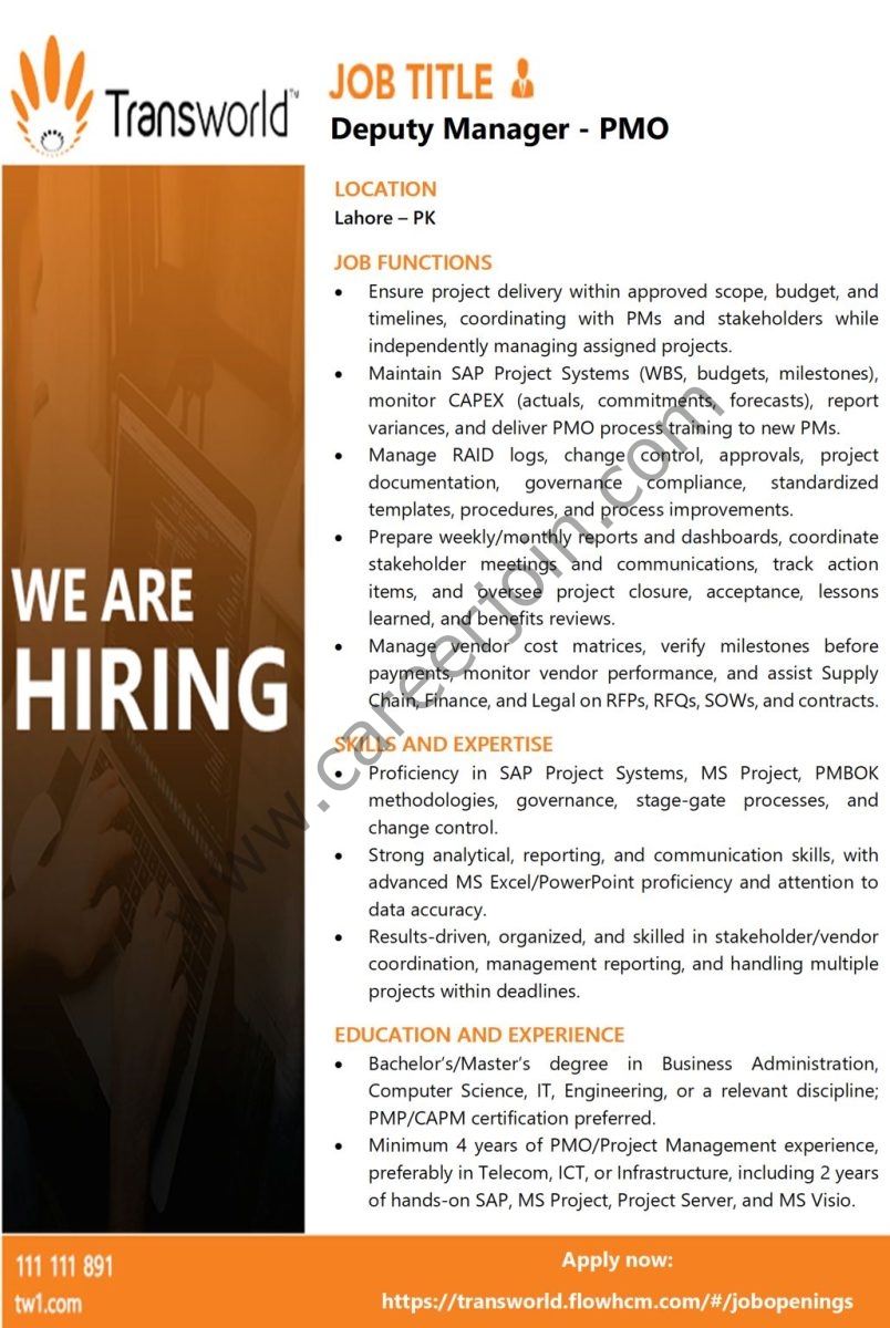 Transworld Associates Jobs October 2026 2