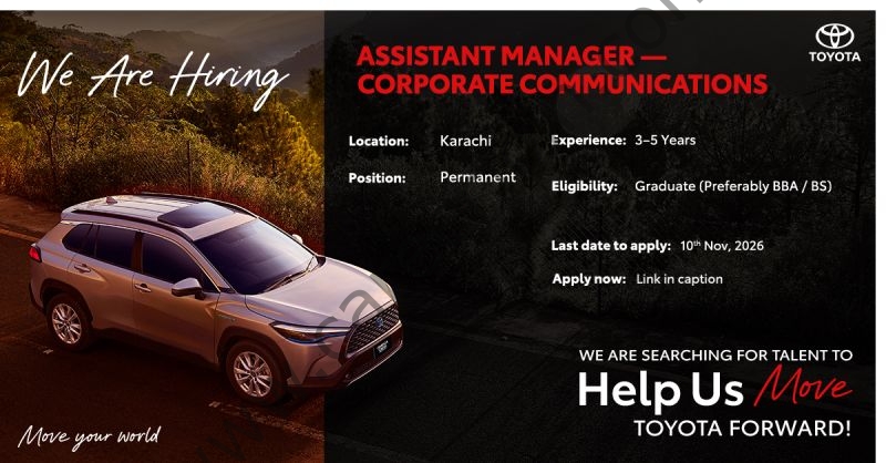 Toyota Indus Motor Company Ltd Jobs 17 October 2026 01 1
