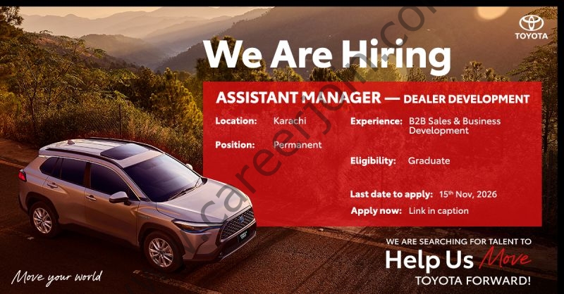 Toyota Indus Motor Company Ltd Jobs 17 October 2026 03 1
